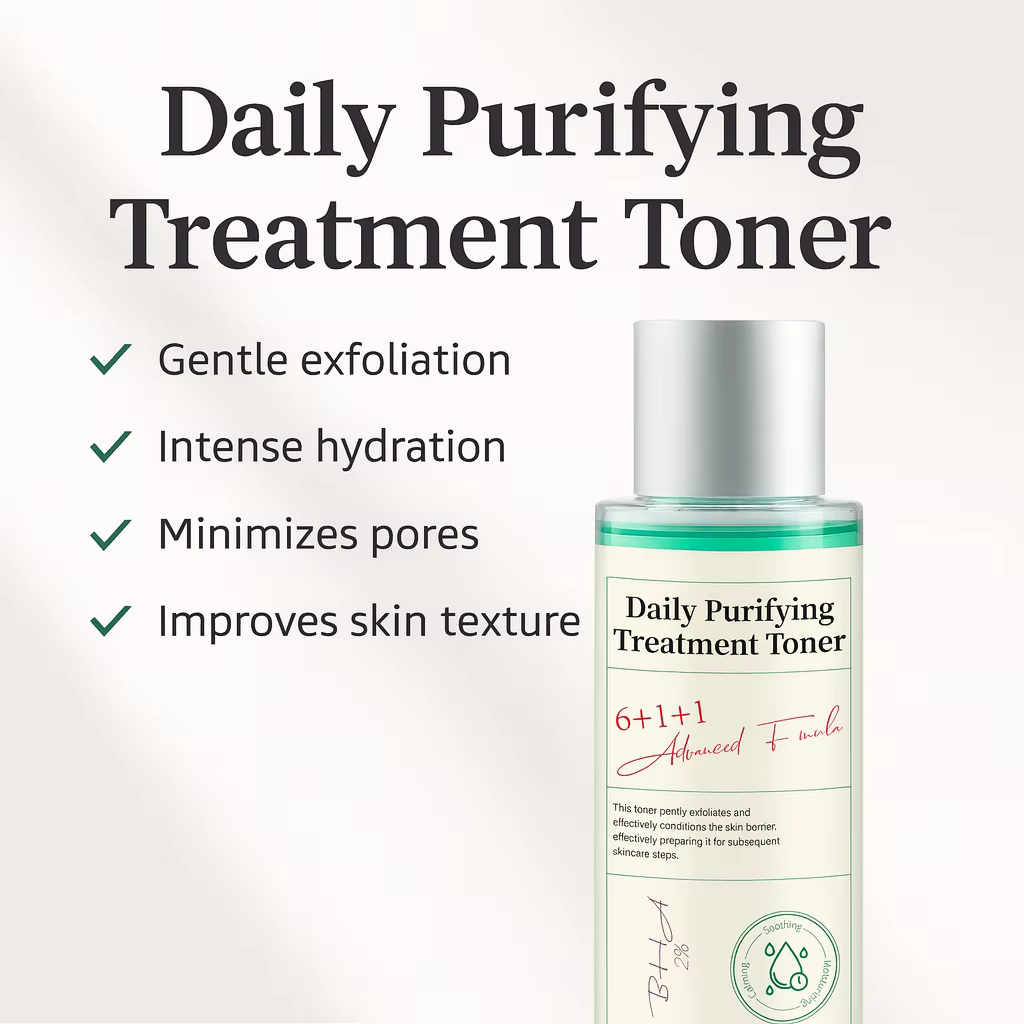 Tonique Purifiant Quotidien avec Acide Salicylique et Centella Asiatica