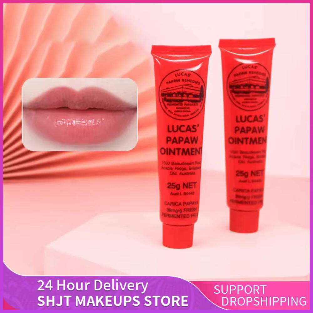 Soins du visage Lucas Papaw pommade baume rouge à lèvres hydratant Anti séchage multifonctionnel