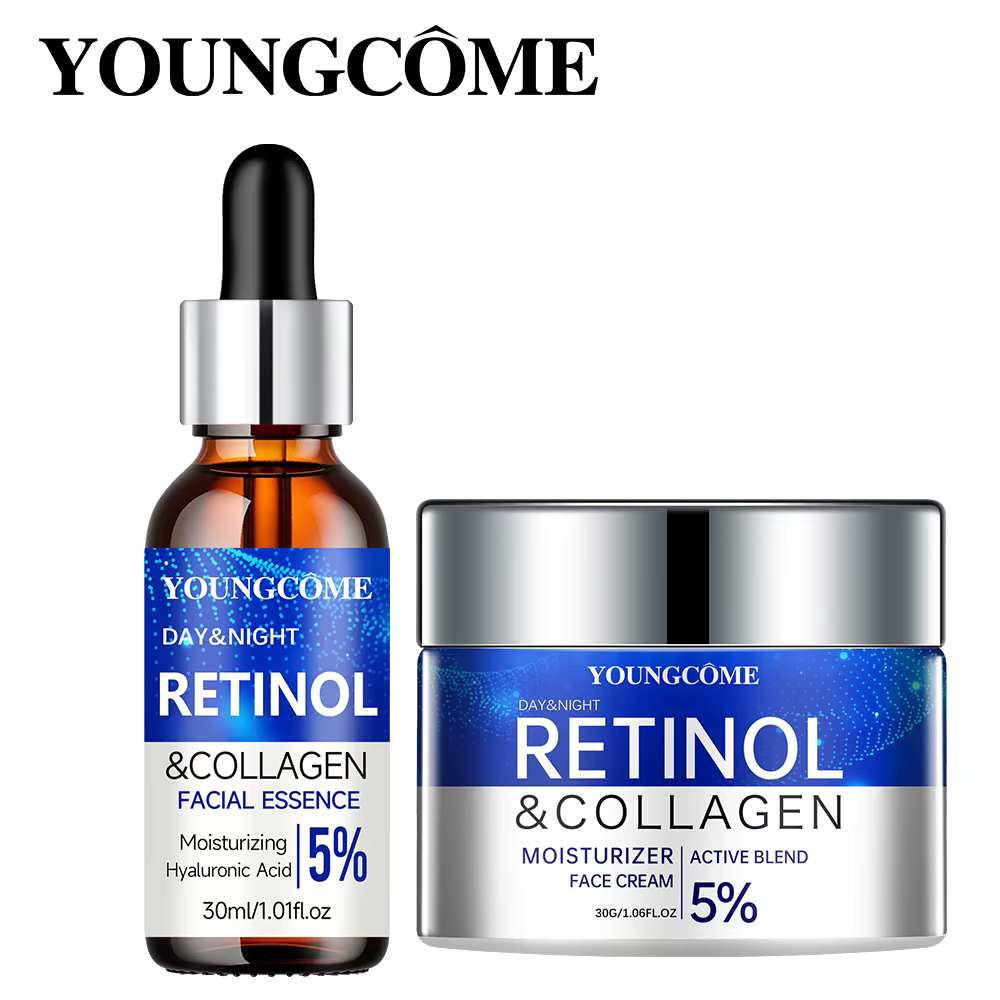 Ensemble combiné de sérum crème rétinol