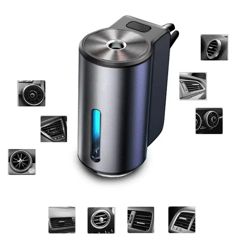 Diffuseur d'arôme électrique, désodorisant dans la voiture, humidificateur à brume pour éliminer les odeurs, accessoires d'intérieur automobile