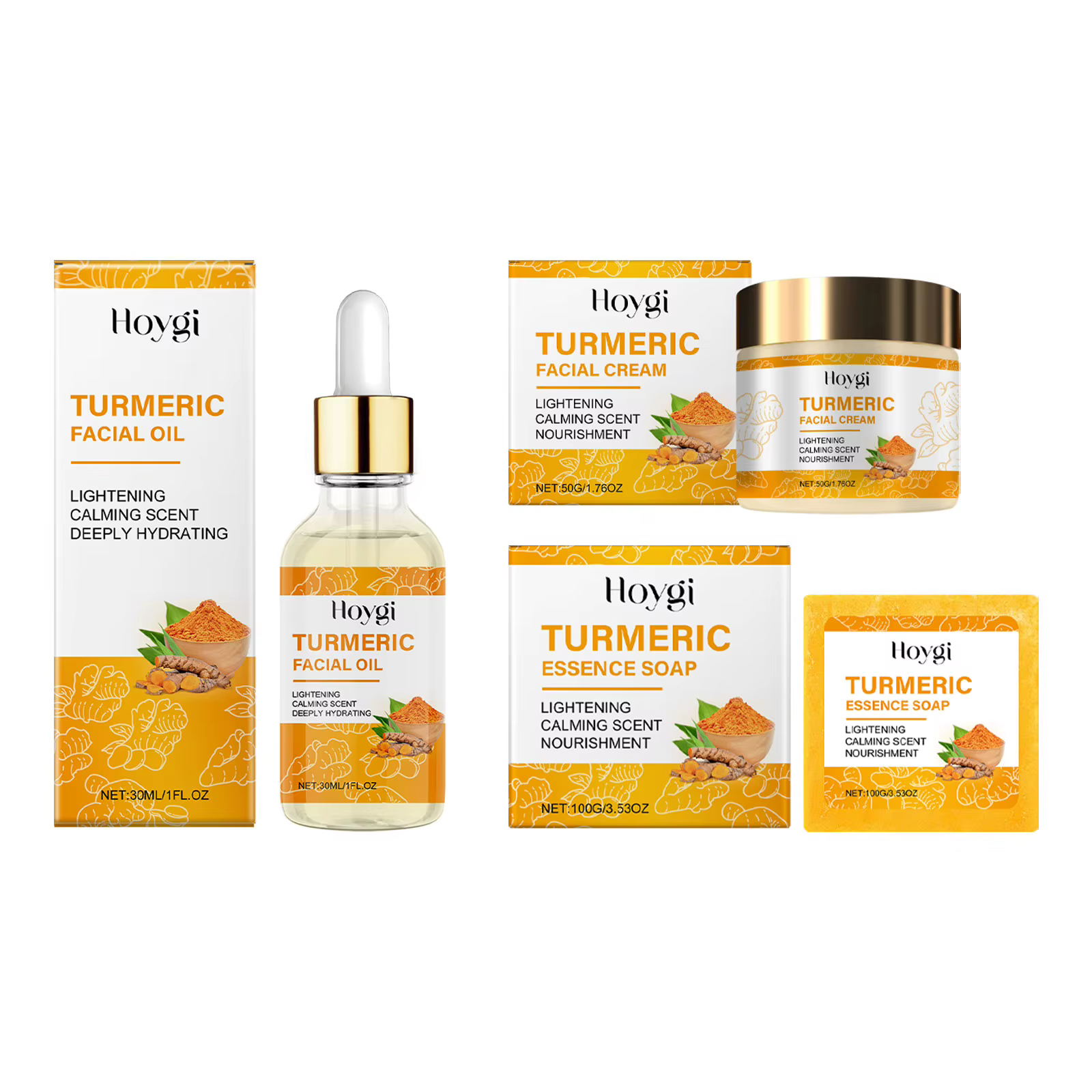 Huile essentielle de curcuma pour le visage