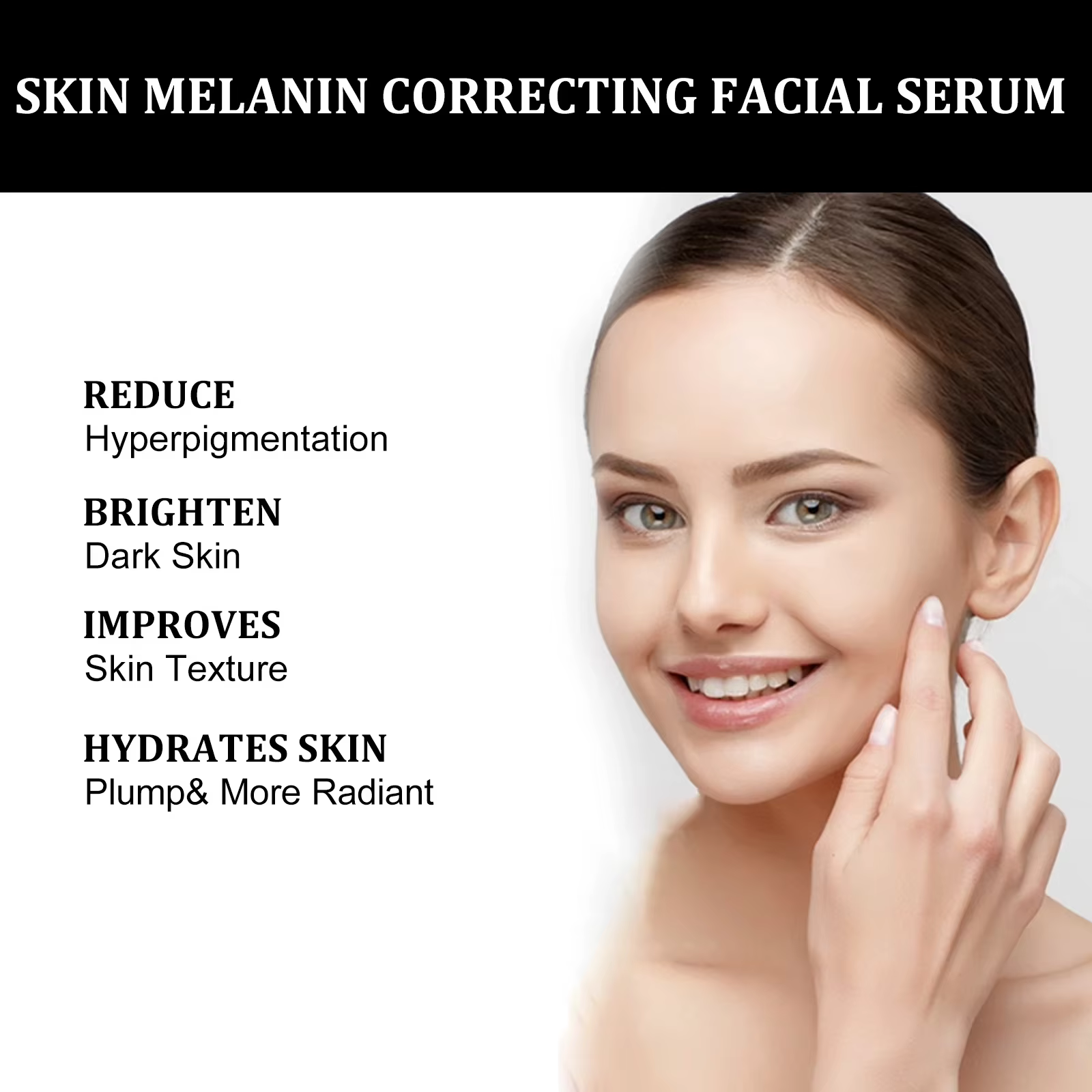 Sérum correcteur de mélanine pour le visage