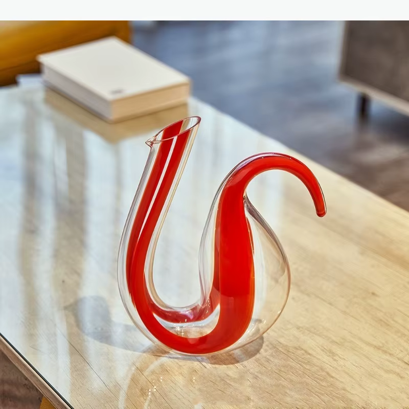 Carafe créative Alien en verre soufflé à la main, distributeur de vin, outils de bar, séparateur de vin, bouteille de vin grande capacité