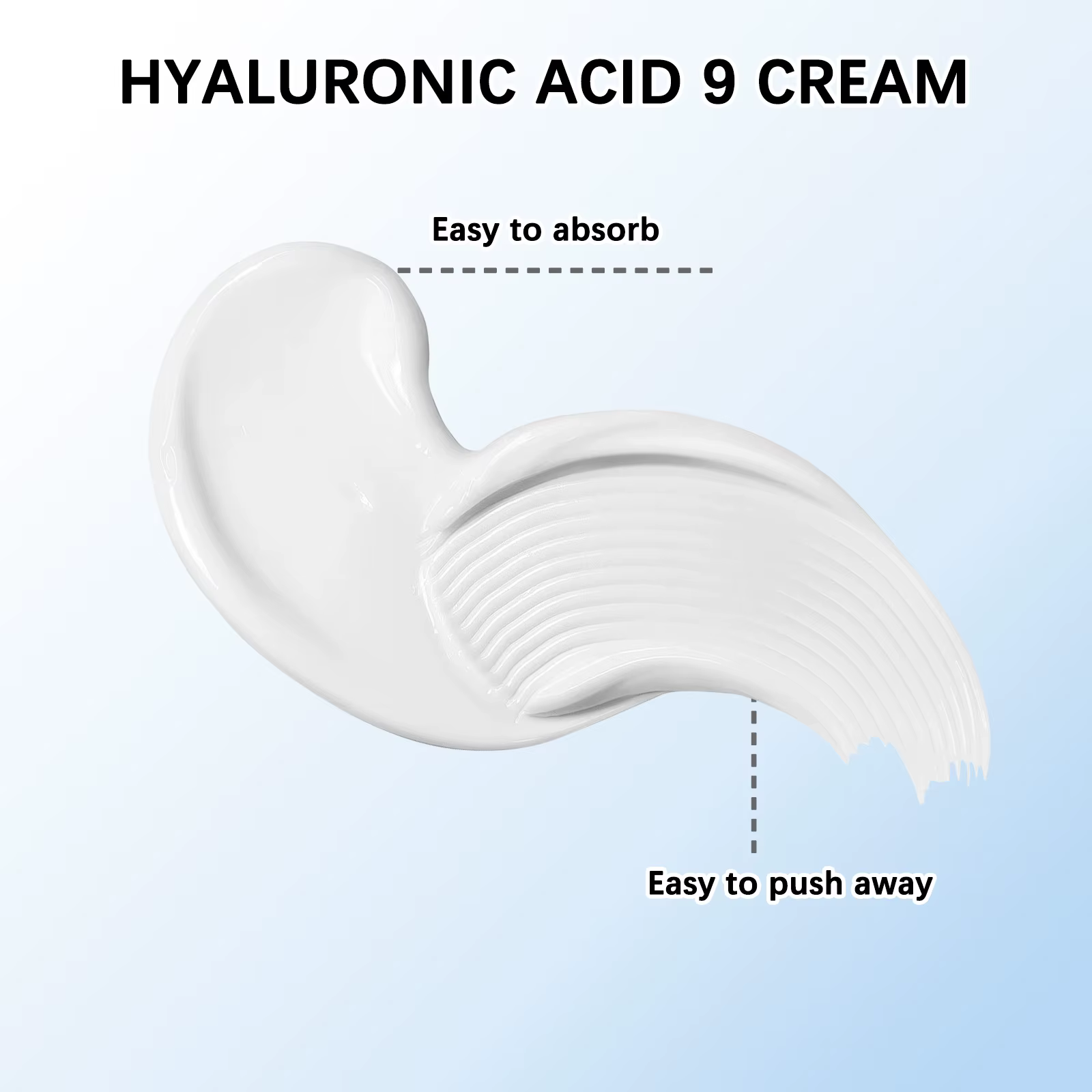 Acide hyaluronique 9 crème complexe vitamine B5 éclaircissant blanchissant réparation visage apaise l'irritation léger soin à absorption rapide