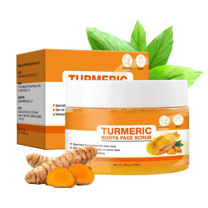 Crème éclaircissante pour le visage au curcuma