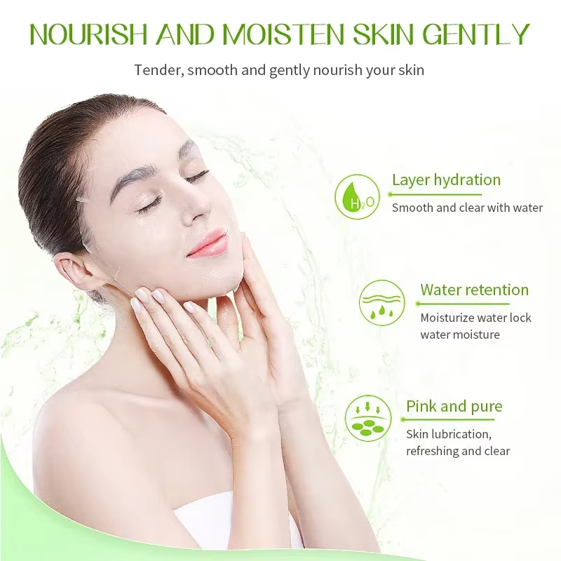 Masque facial en Gel d'aloe Vera naturel