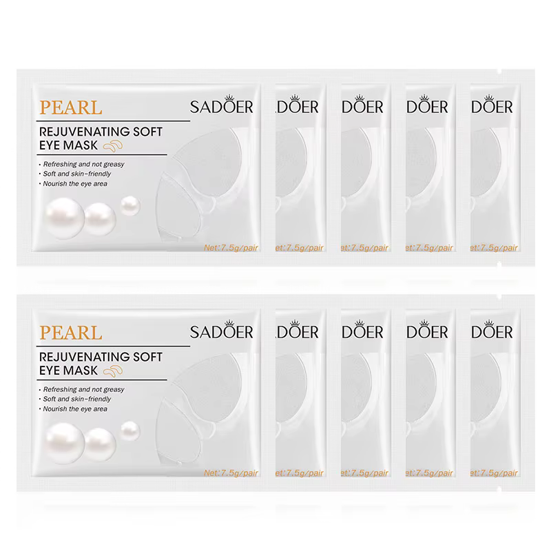 5/10 paires SADOER perle masque pour les yeux Anti cernes élimination