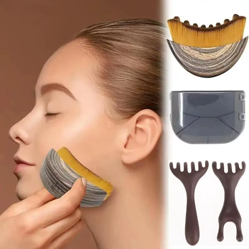 Brosse de massage lymphatique pour le visage