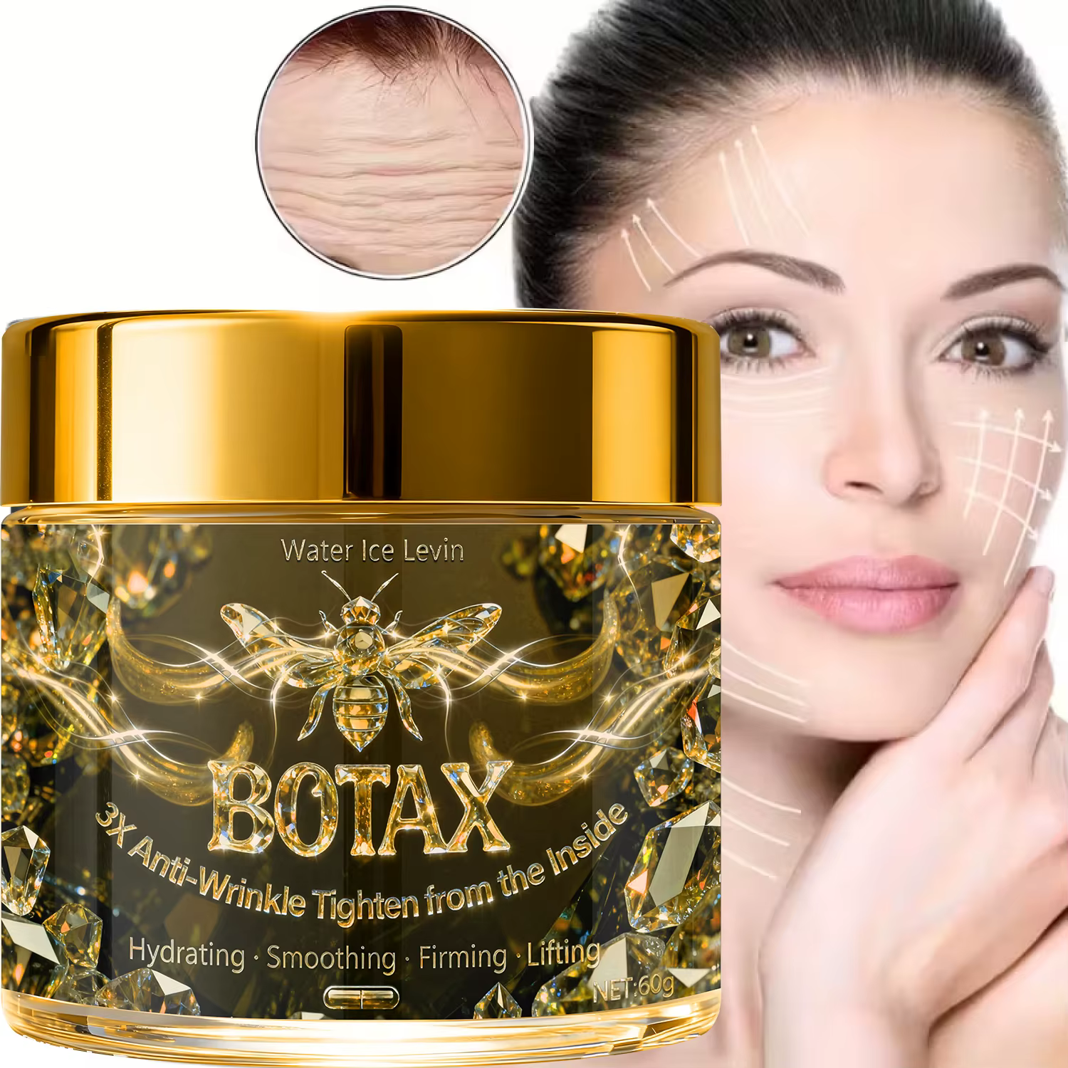 Crème anti-rides BOTAX 3X : Venin d'abeille/Rétinol