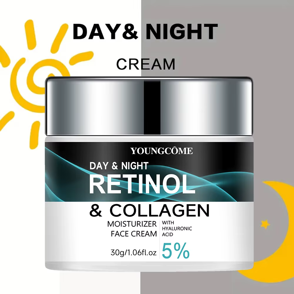La crème au rétinol favorise l'élasticité de la peau et le lustre hydratant liftant raffermissant collagène crèmes blanchissantes pour le visage blanchissant lisse