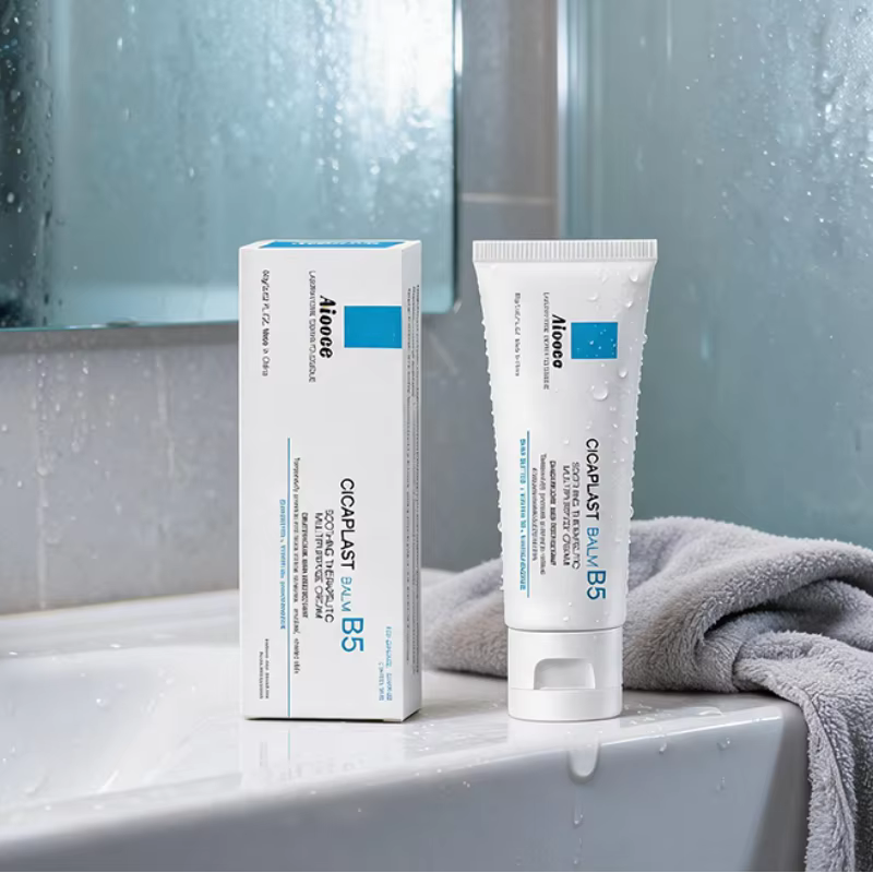 Crème réparatrice de barrière à la vitamine B5 80g, hydratant à la nicotinamide, soulage les rougeurs sèches et sensibles, non irritant, soin du visage quotidien