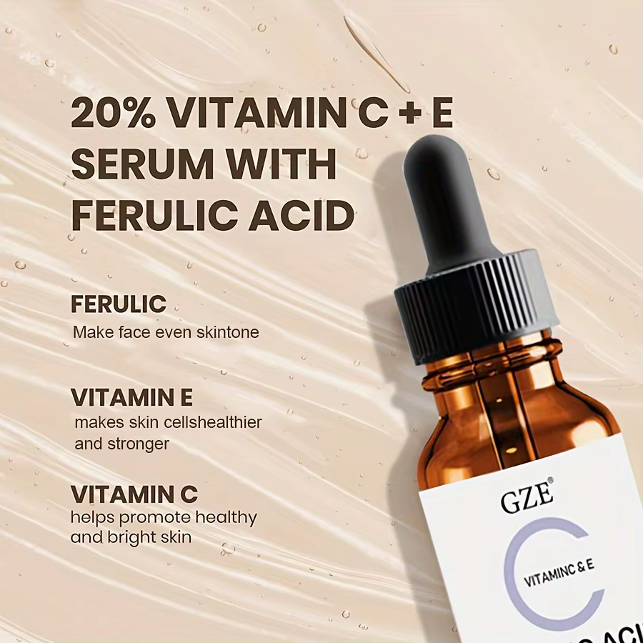 Sérum pour le visage ferulique GZE avec vitamine C