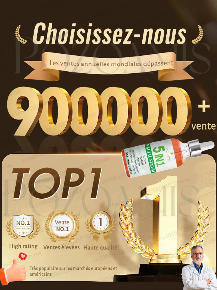 Nouveau sérum 5 en 1 Wʀɪɴᴋʟᴇ-ғʀᴇᴇ, Aɴᴛɪ-Aɢɪɴɢ