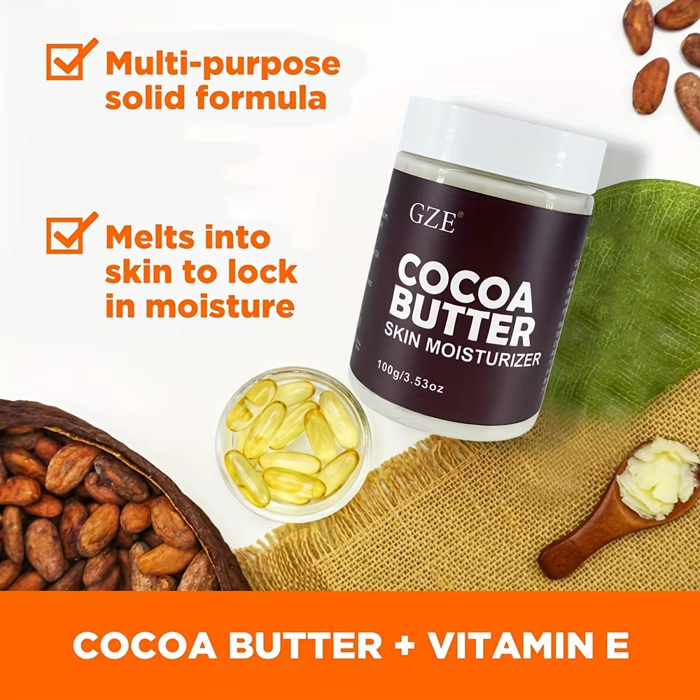 Pamper Your Skin au hydratant au beurre de cacao – Formule nourrissante et hydratante pour une peau lisse et brillante