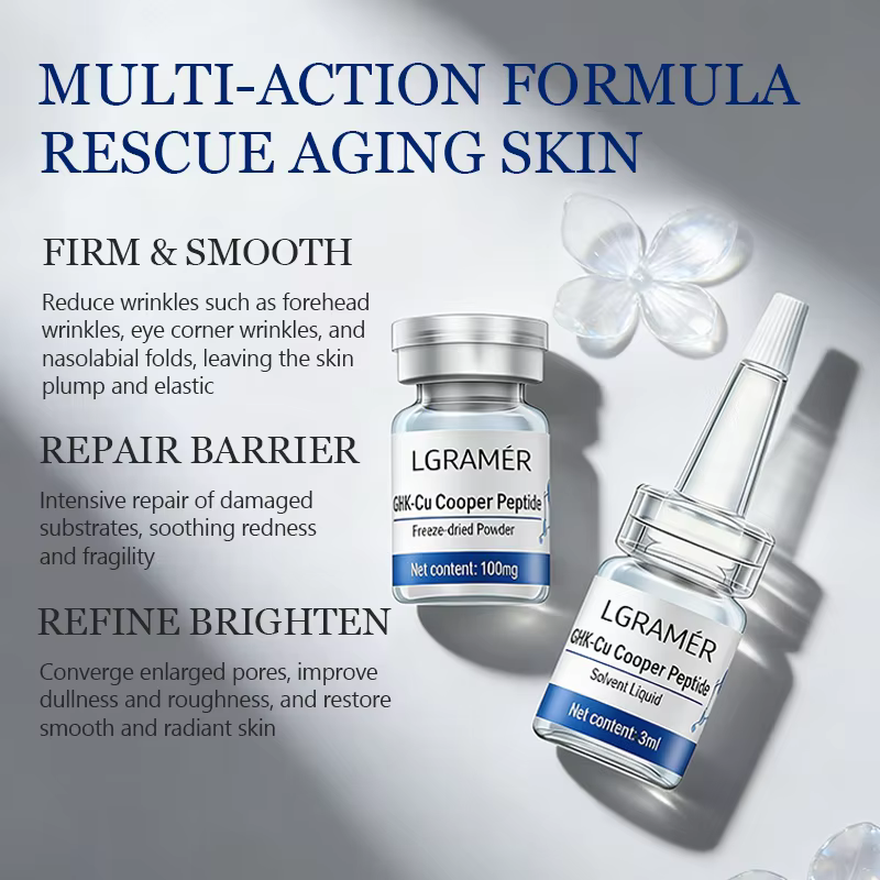 Sérum aux peptides de cuivre GHK-Cu pour le visage - Réparateur
