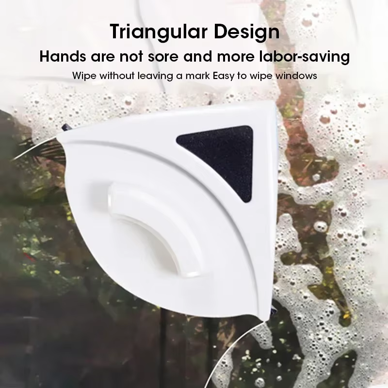 Nettoyeur de vitres magnétique double face, essuie-glace de grande hauteur avec système de Drainage automatique pour le nettoyage multi-surfaces du bureau et de la maison