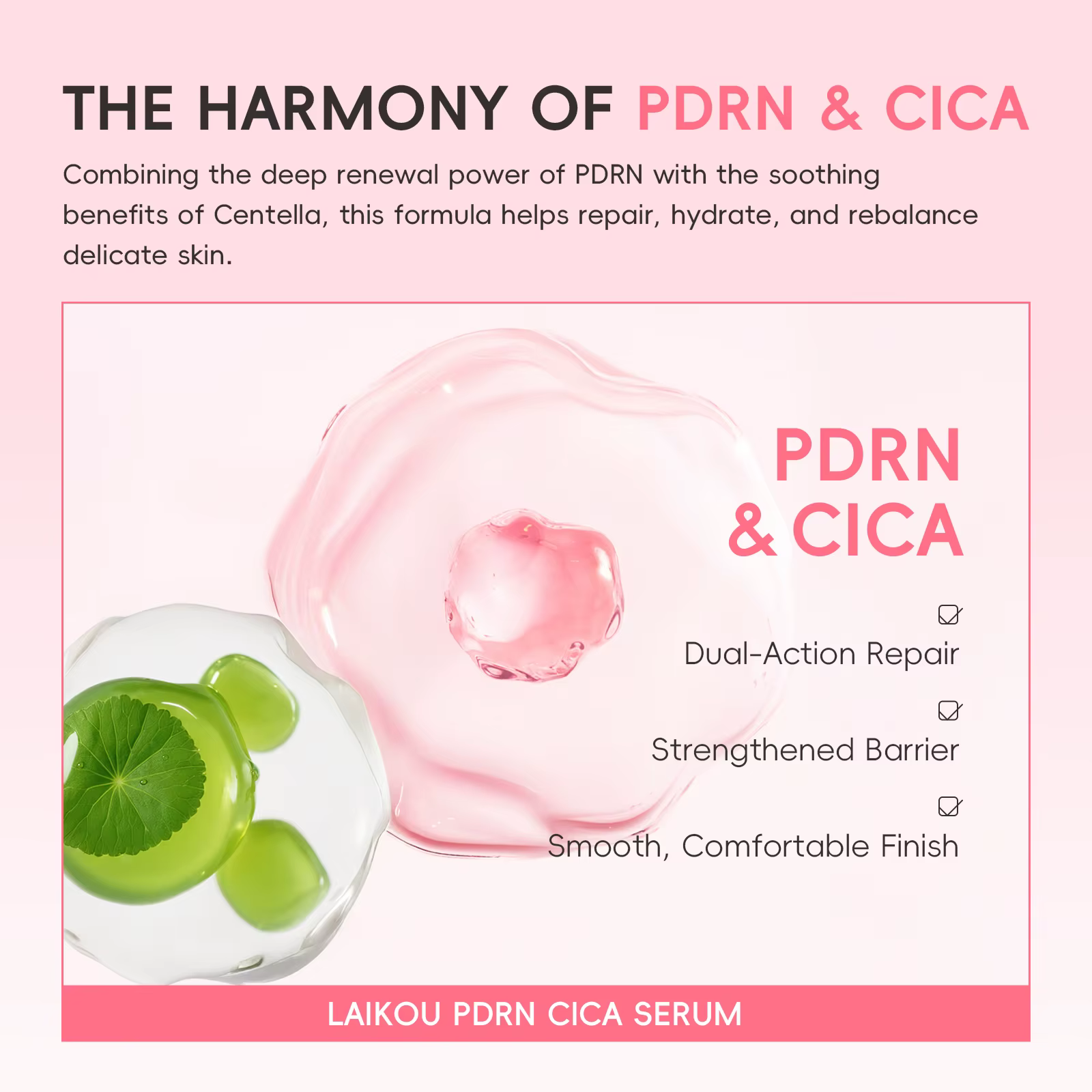 Sérum LAIKOU PDRN CICA 17ml Hydratant