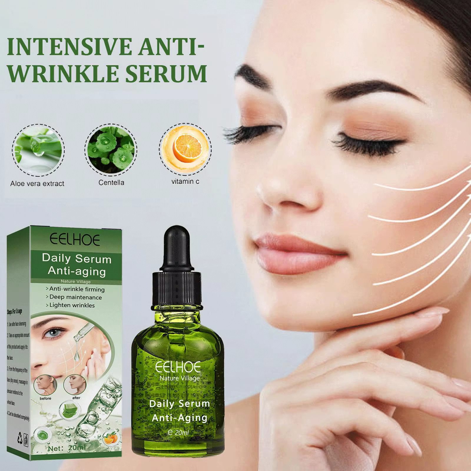 EELBath-E-Sérum anti-déformable et hydratant pour le visage