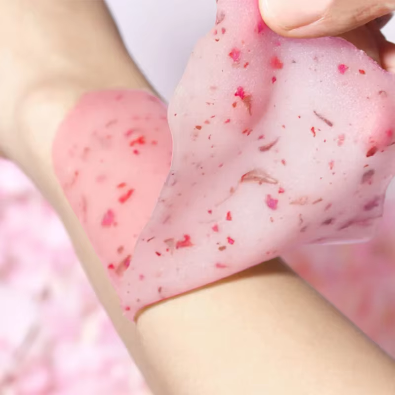 Masque Visage en Poudre de Gelée ADN de Saumon PDRN Acide Hyaluronique Vitamine C Collagène DIY Masques Végétaux Hydratation Profonde Nourrissant 350g