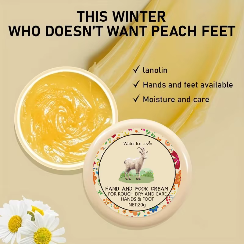 La pommade pour les mains et les pieds craquelés est riche en miel et à l'acide hyaluronique