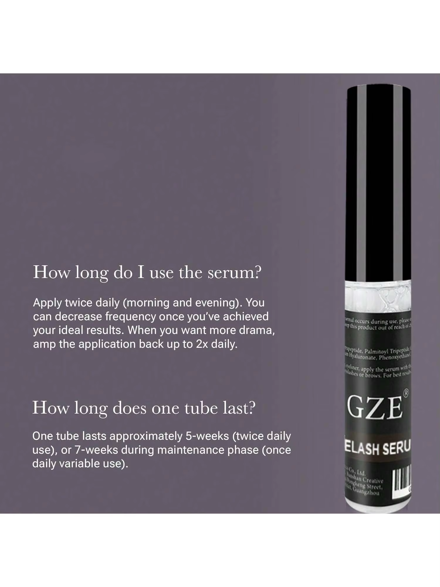 Sérum pour cils GZE Sérum rehaussant les cils