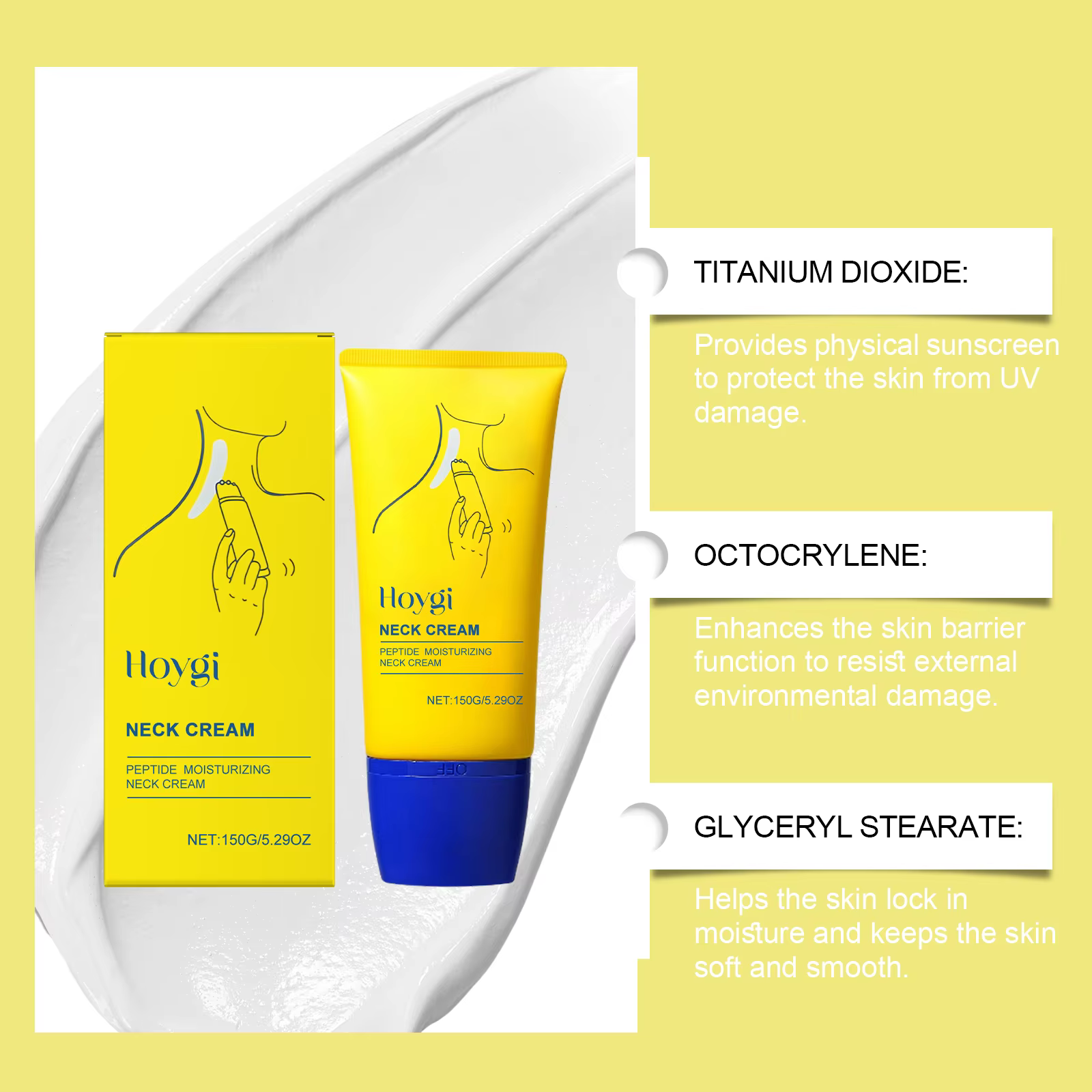 Crème raffermissante pour le cou : hydrate et nourrit