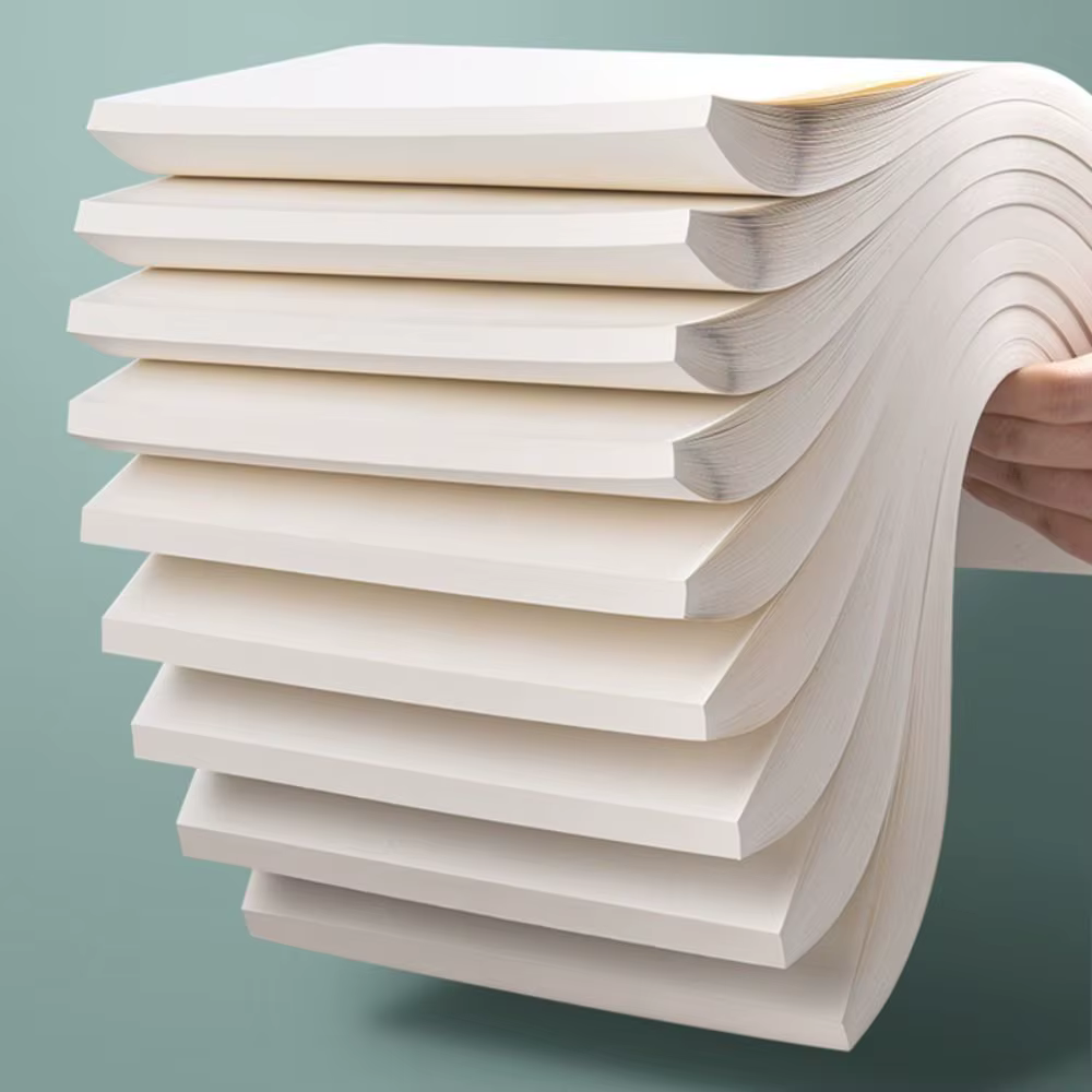 40/100 feuilles de papier à tirage vierge grilles/blanc A4/B5 papier de calcul Beige Protection des yeux papier arithmétique école bureau