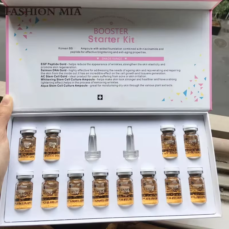 Kit de sérum booster pour la peau au DNA de saumon coréen 8 ml
