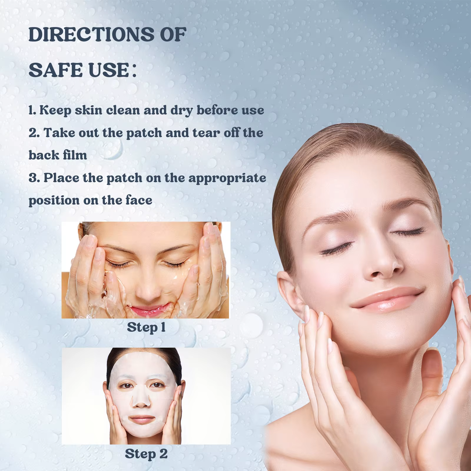 Masque facial au collagène Bio