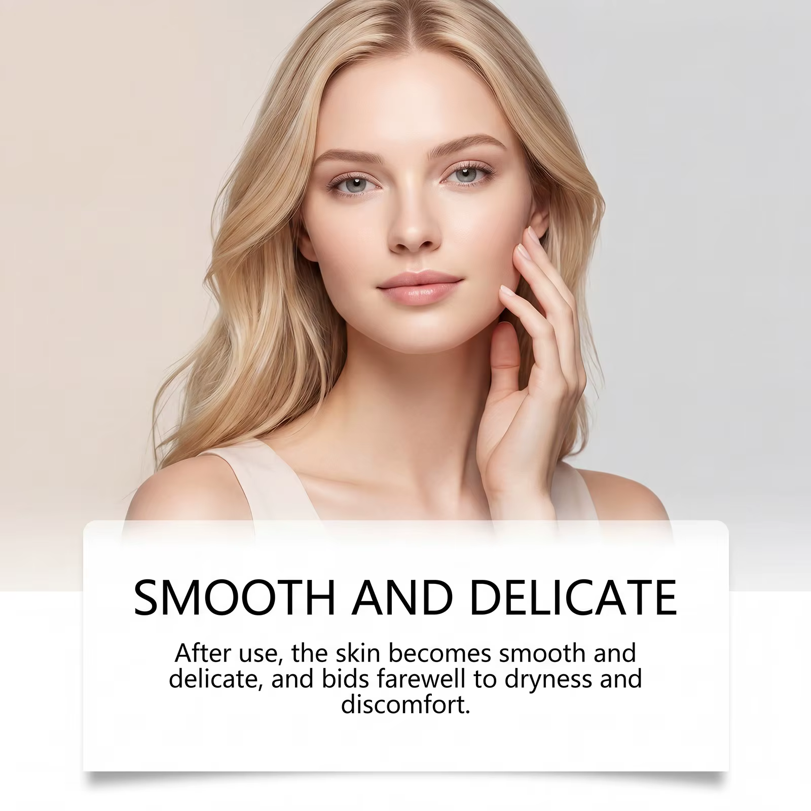 Crème dépilatoire à l'huile de coco pour le visage