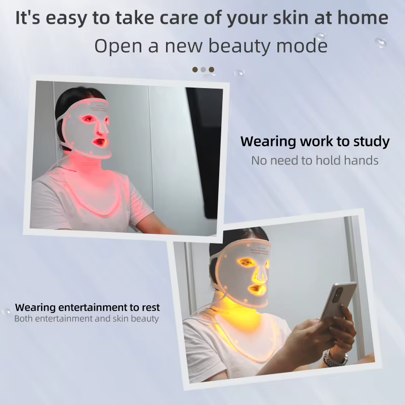 Masque Facial Led en Silicone