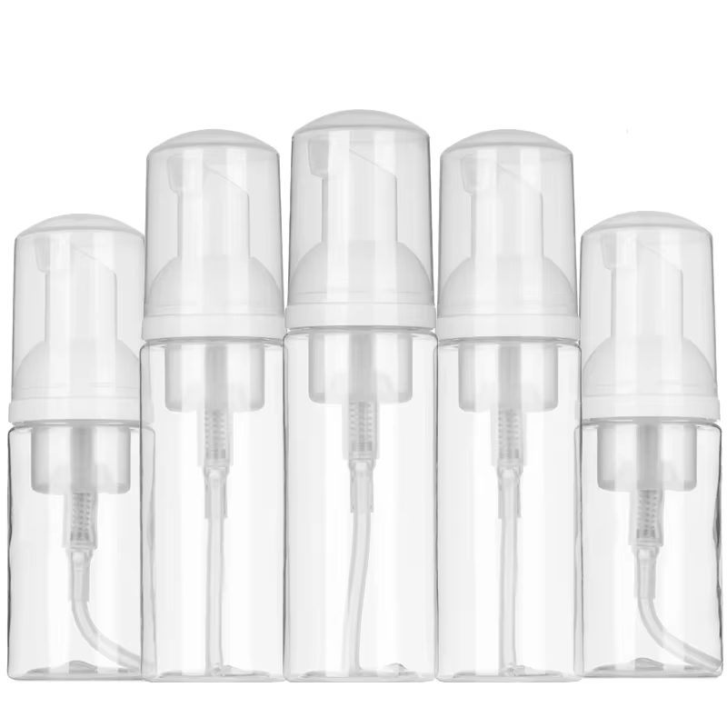 2 pièces 30ml 50ml 60ml 100ml bouteille de pompe à mousse en plastique vide visage cils