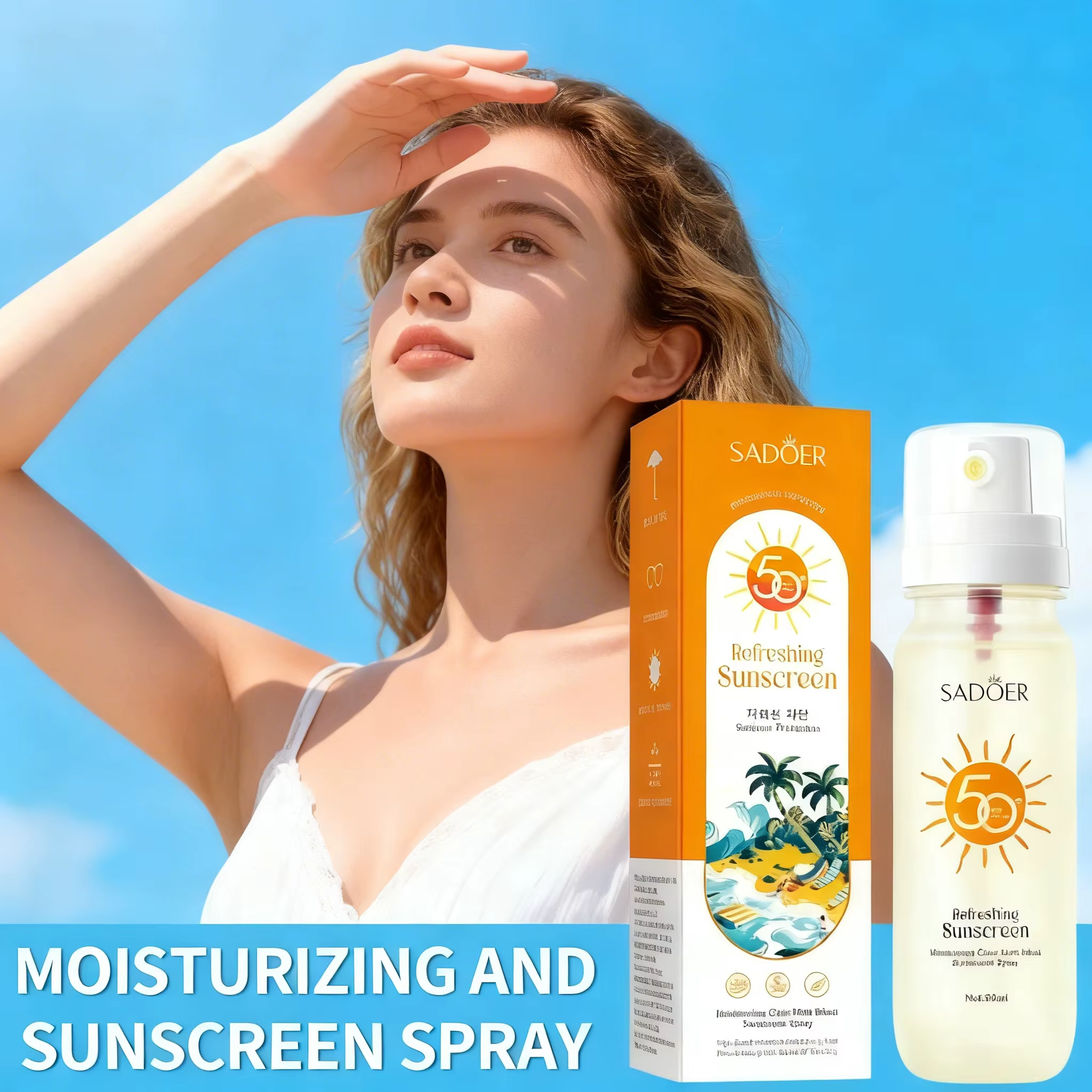 Spray solaire rafraîchissant SPF 50