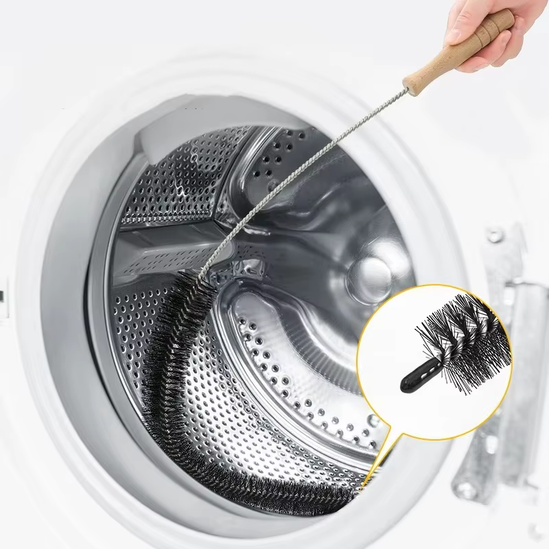 Kit de nettoyage des conduits de sèche-linge avec brosse anti-peluches pour nettoyer efficacement les conduits de sèche-linge obstrués