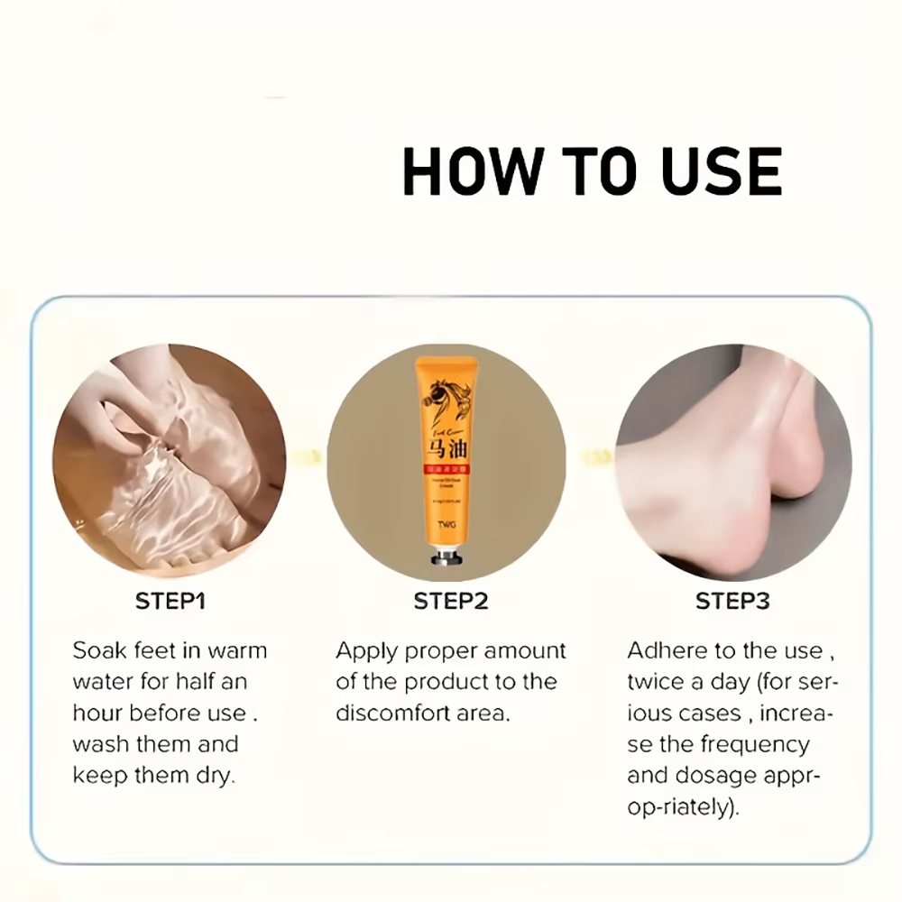SUYARUN Premium huile de cheval soin des pieds aux mains bâton-baume hydratant et réparateur Intense pour peau sèche et