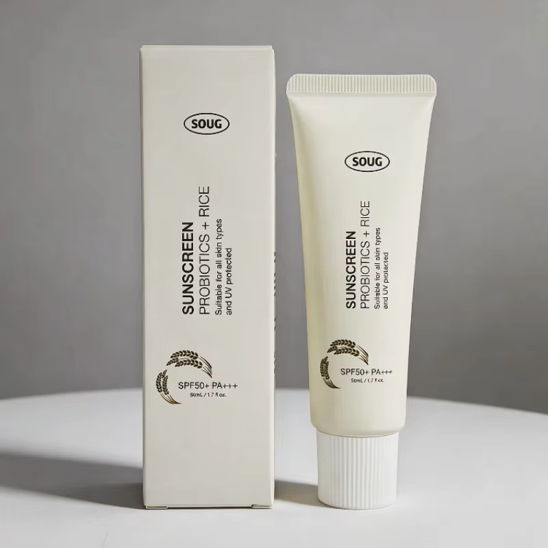 Crème solaire coréenne aux probiotiques de riz SPF50+ Rafraîchissante