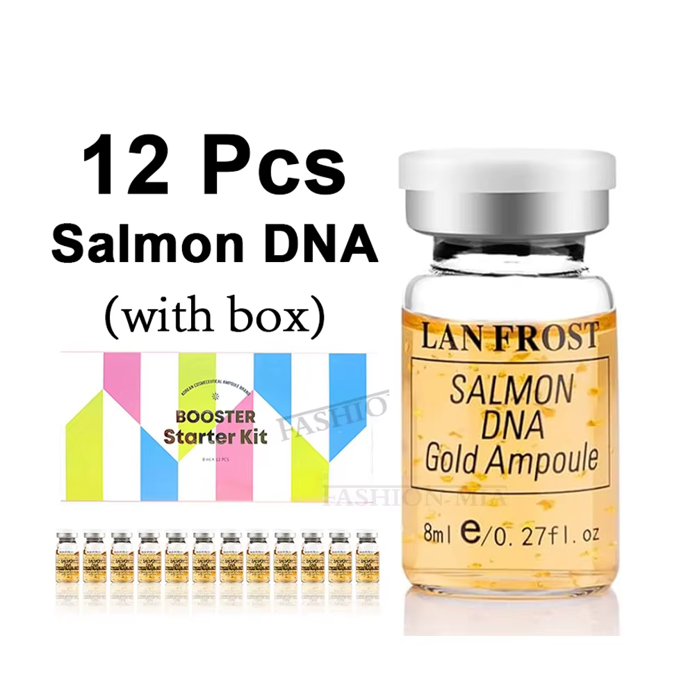 Kit Sérum Booster pour la Peau à l'ADN de Saumon et Or 8ml