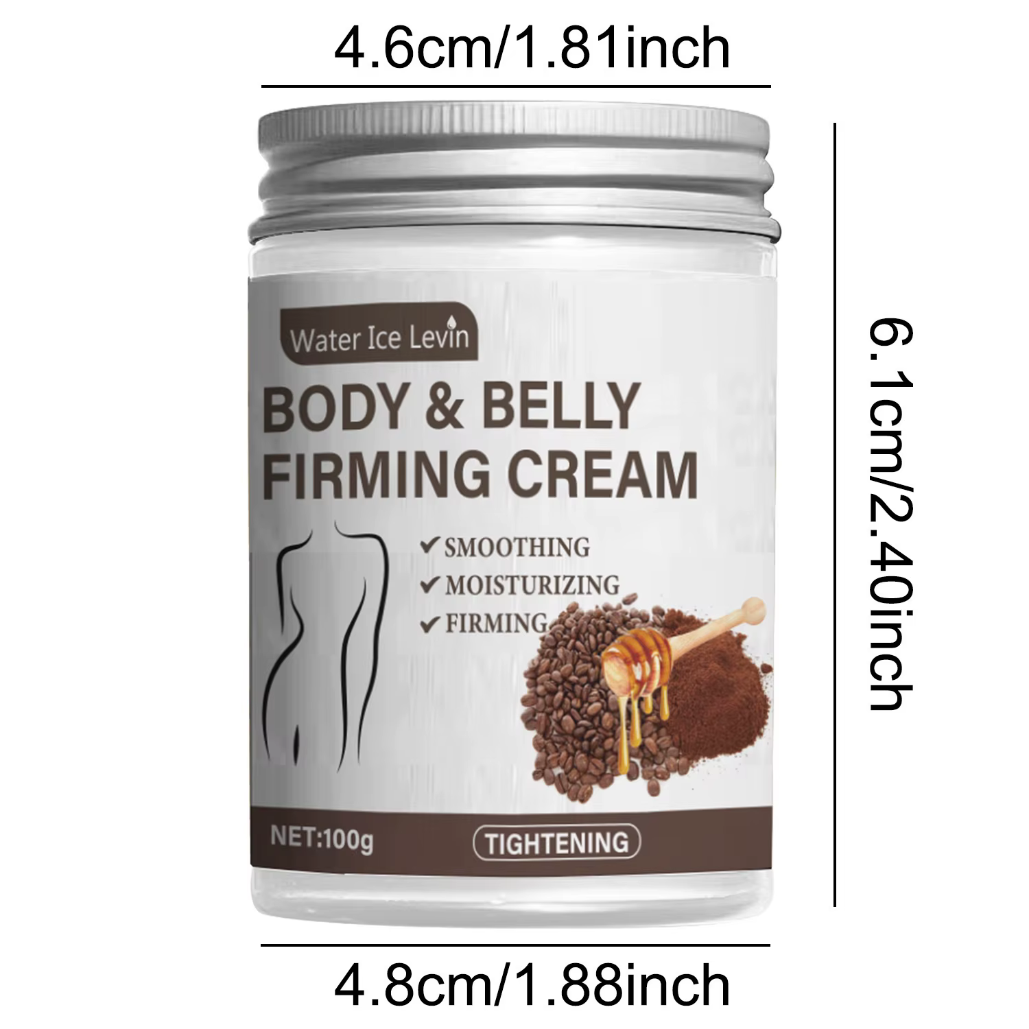 Crème raffermissante à la caféine et au collagène - 100g