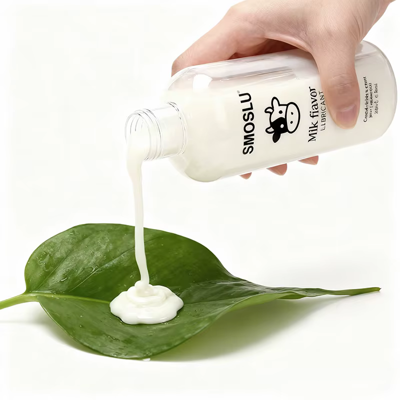 Lubrifiant parfumé au lait – Lubrification crémeuse pour les rapports – Hydratant et lissant