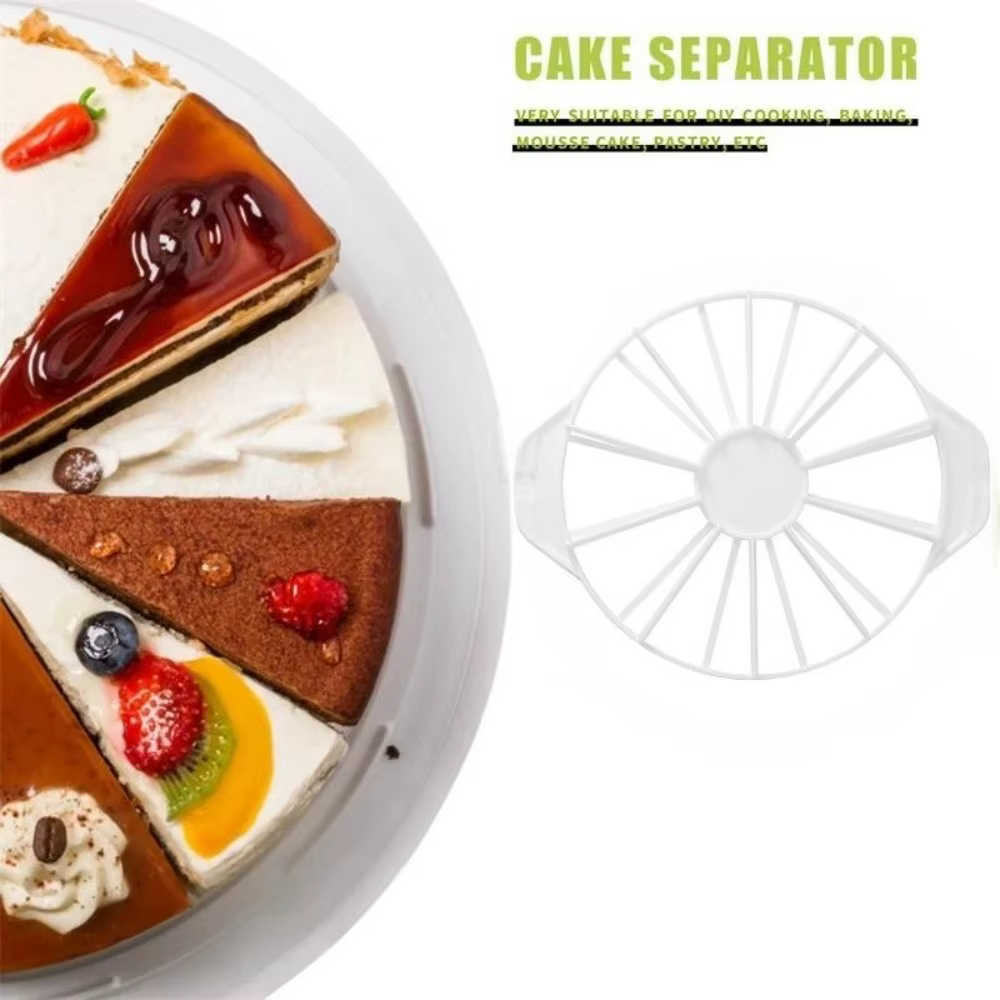 Nouveau Séparateur de gâteau rond trancheuse 10/12 tranches 14/16 tranches tarte tranchage gâteau diviser cuisine