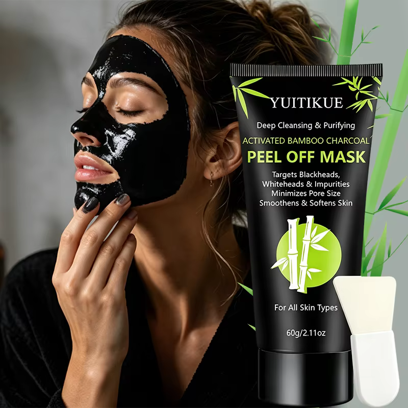 Masque peel-off au charbon de bambou activé