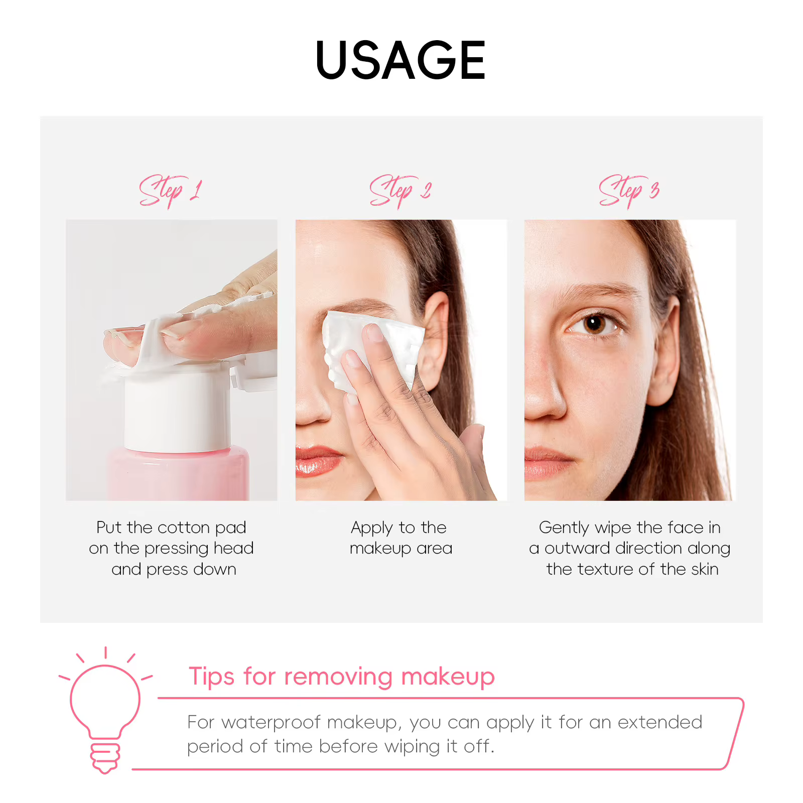 LAIKOU Liquide Nettoyant Démaquillant Portable pour Cils