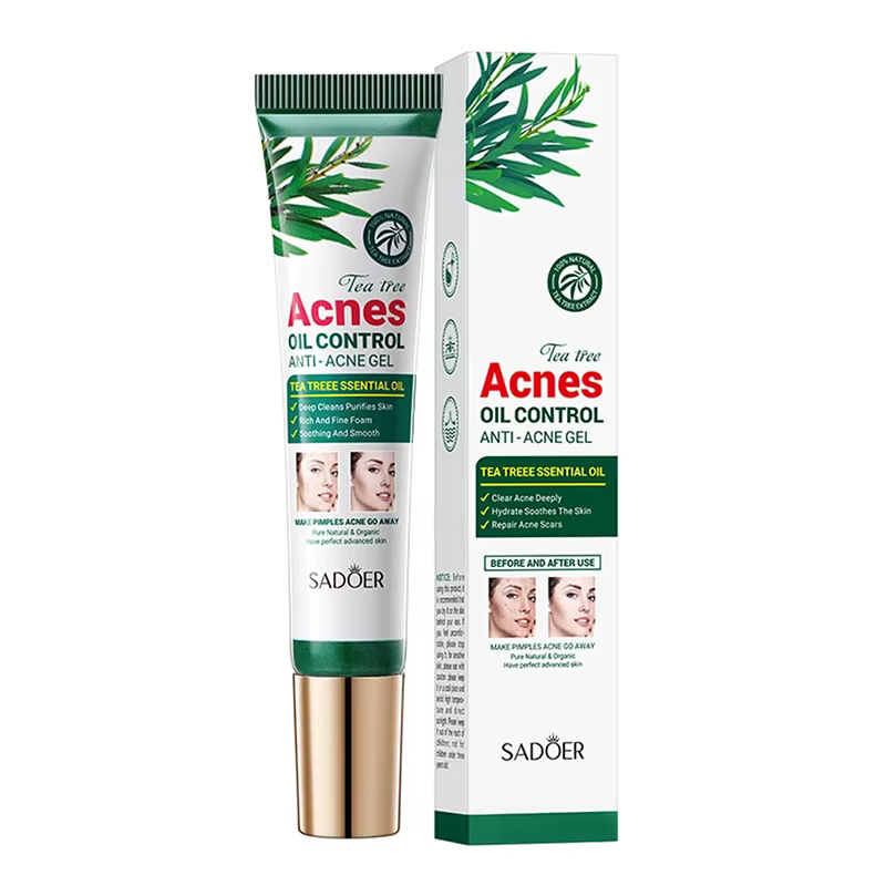 SADOER arbre à thé crème anti-acné soin du visage contrôle de l'huile