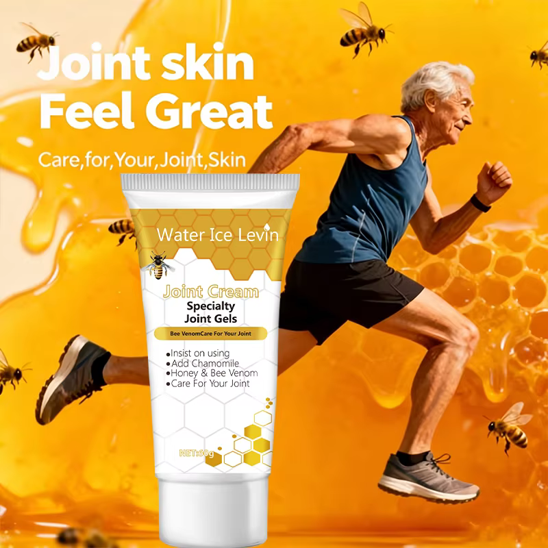 Crème Corporelle Raffermissante Hydratante au Venin d'Abeille Collagène Acide Hyaluronique Miel Apaisante Hypoallergénique 60g pour Tous Types de Peau Quotidien