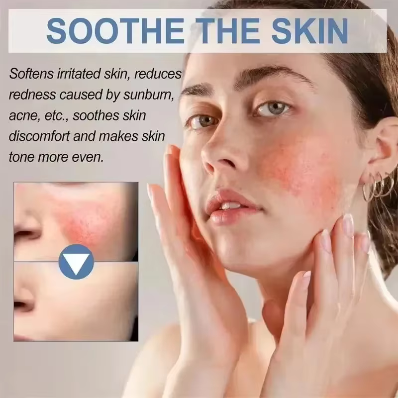 Crème Réparatrice Anti-Rougeurs Visage – Hydratant Apaisant pour Peaux Sensibles – Élimine la Rosacée et les Varicosités – Cosmétique Coréen