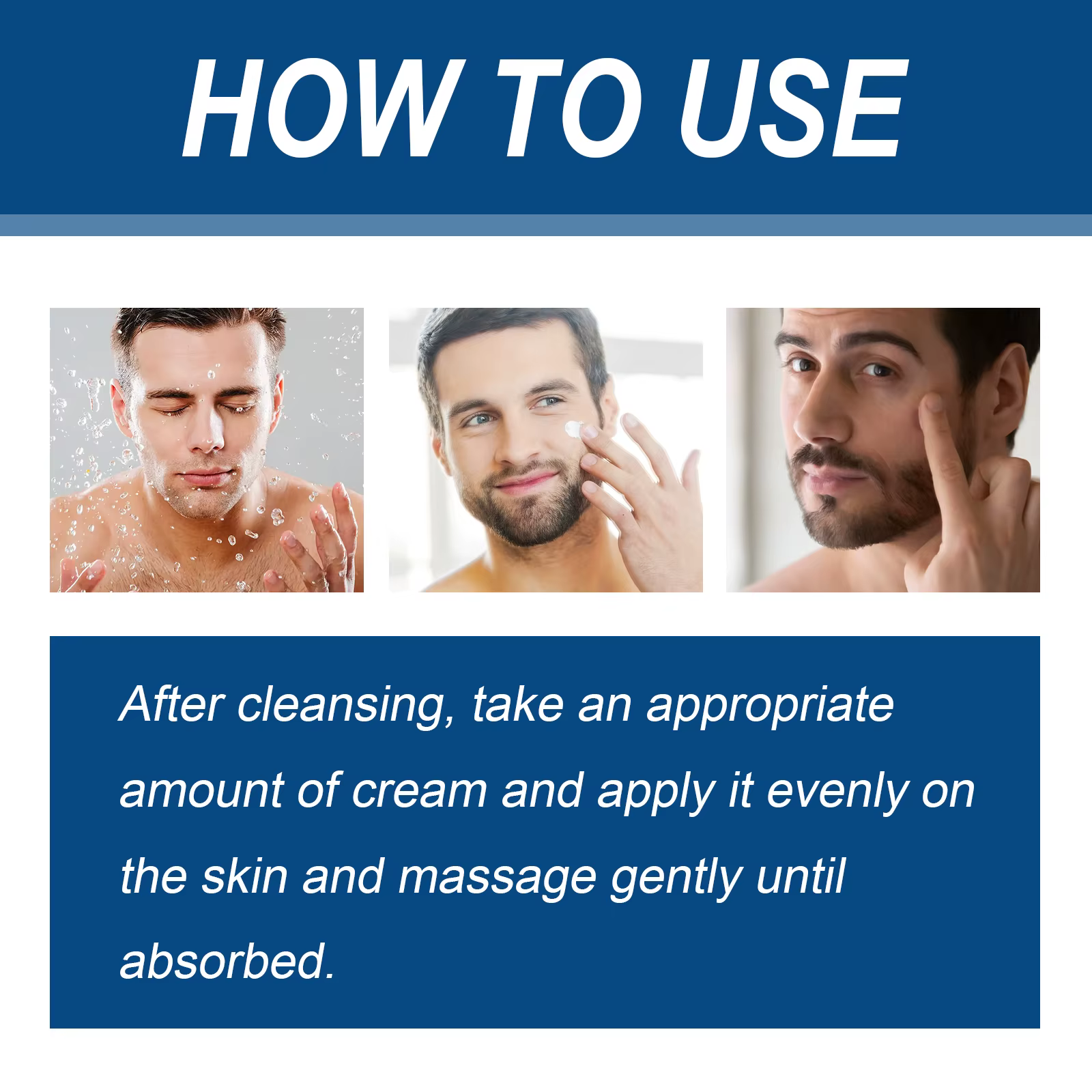 Crème pour le visage au rétinol pour hommes