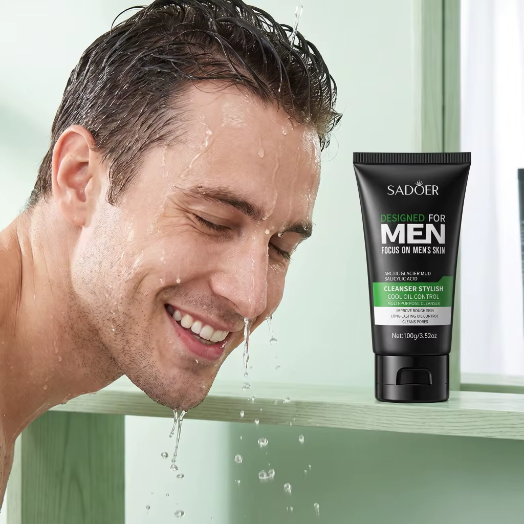 SADOER Nettoyant Visage Homme à l'Acide Salicylique