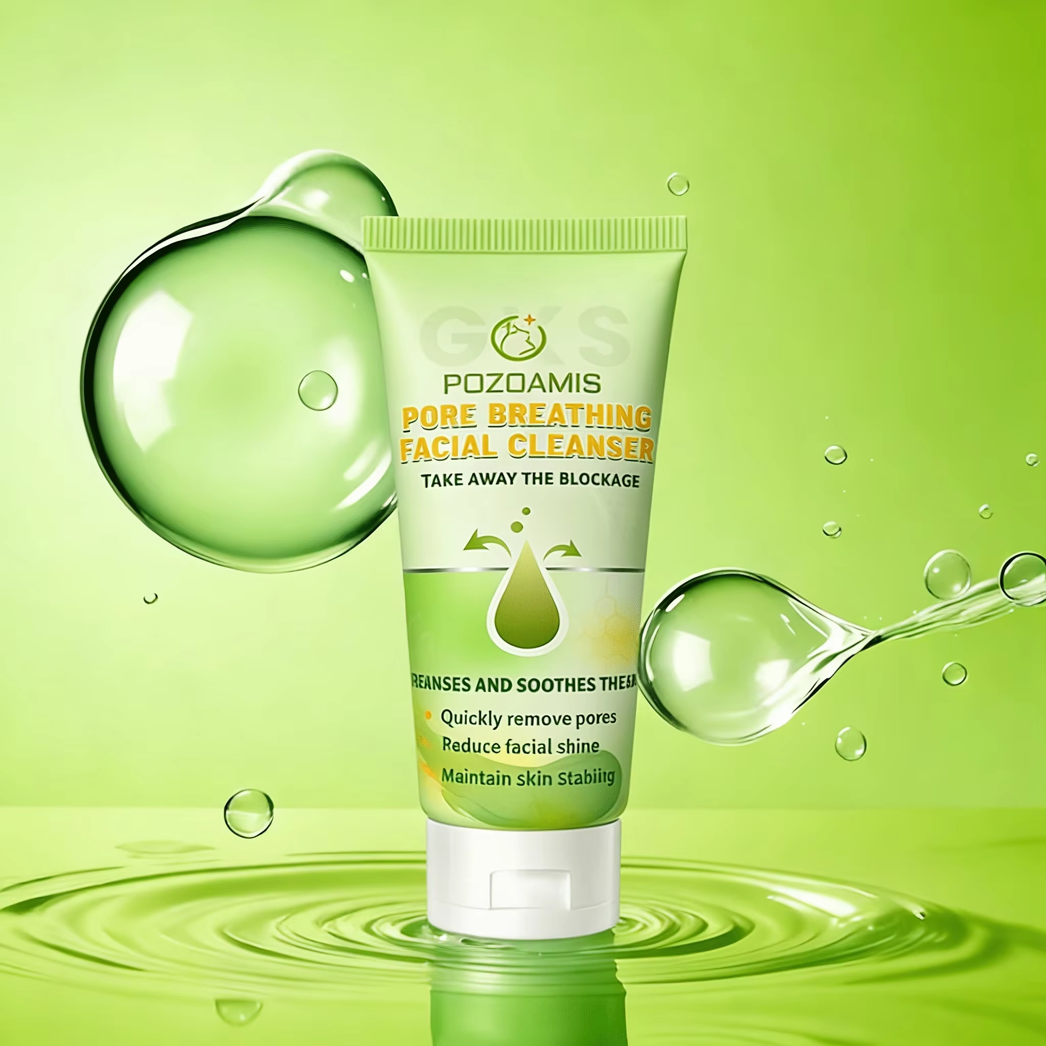 Nettoyant visage qui nettoie en douceur et apaise la peau