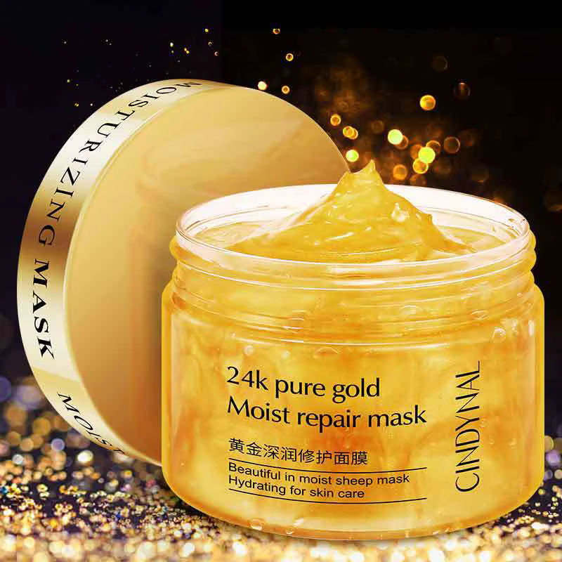 Masque réparateur humide en or pur 24k