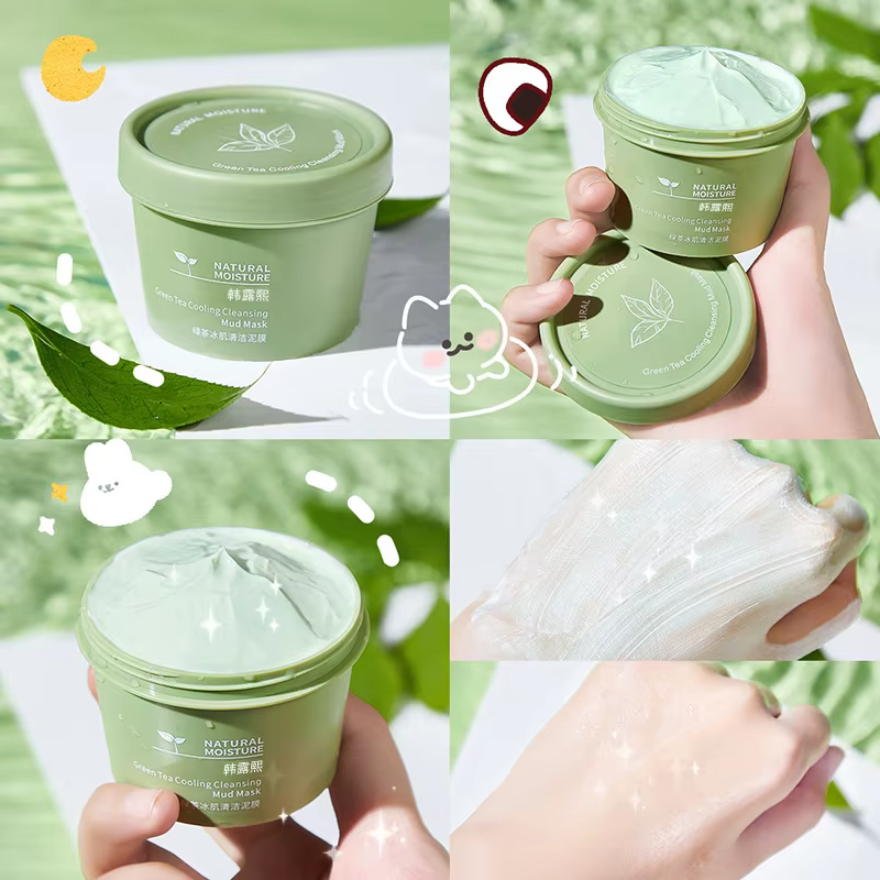 Masque de boue glacée au thé vert